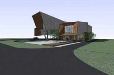 Modern Multi-Story Cultural Exhibition Hall | SketchUp Architectural Model-BIM WORLD