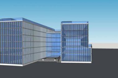Modern Multi-Story Government Office Building Model in SketchUp-BIM WORLD