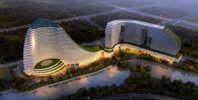 SketchUp Office Model | Modern High-Rise Hotel and Office Design