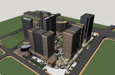 Modern High-Rise Urban Complex: Hotel, Offices, Apartments & Multi-Story Commercial Mall in SketchUp-BIM WORLD