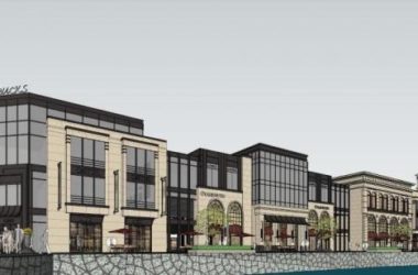 SketchUp Business Model: Multi-Story European Classical Style Commercial Street-BIM WORLD