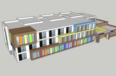 Modern Multi-Story Kindergarten Design | Educational Architecture by SketchUp School-BIM WORLD