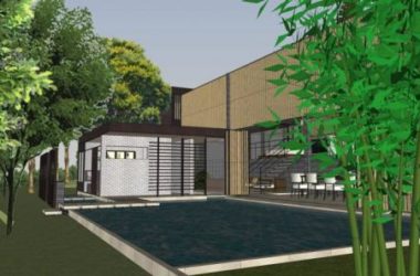SketchUp Landscape Model: New Chinese-Style Single-Family Villa with Residential Garden-BIM WORLD