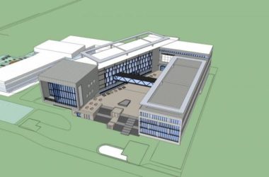 Modern Multi-Story Educational Building: Xinhua Middle School Model in SketchUp-BIM WORLD