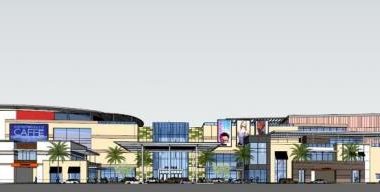 SketchUp Business Model: Joy City Multi-Story Commercial Street in Modern Style-BIM WORLD