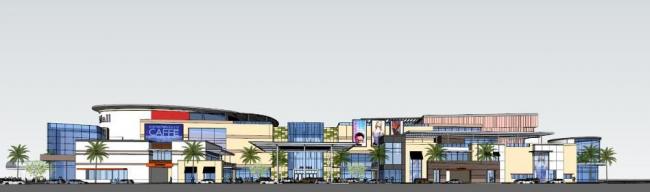 SketchUp Business Model: Joy City Multi-Story Commercial Street in Modern Style