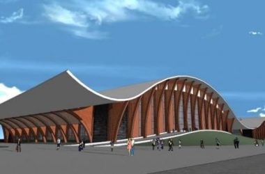 SketchUp Model of a Modern Multi-Story National Sports and Fitness Center-BIM WORLD