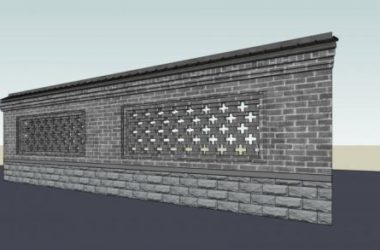 SketchUp Material Models: Walls, Chinese Style, Landscape Features, Components, and Textures-BIM WORLD
