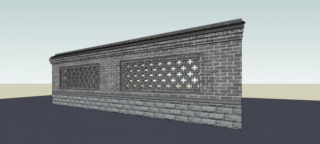 SketchUp Material Models: Walls, Chinese Style, Landscape Features, Components, and Textures