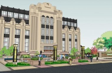 SketchUp Business Model: Multi-Story European-Style Sales Office and Commercial Center-BIM WORLD
