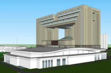 SketchUp Office Models: Modern High-Rise and Government Military Administrative Buildings-BIM WORLD