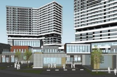 SketchUp Model of a Modern Commercial Complex with High-Rise Residential, Office Spaces, and Ground-Floor Retail-BIM WORLD