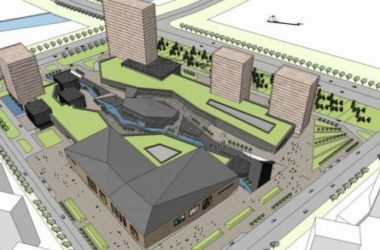 SketchUp Complex Model: Modern High-Rise Hotel, Office Tower, Multi-Story Mall, and Commercial Podium Design-BIM WORLD