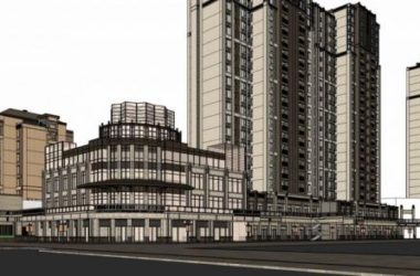 SketchUp Model: Neoclassical Mixed-Use Development with Commercial Spaces and High-Rise Residential Buildings-BIM WORLD