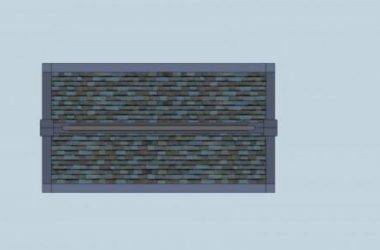 SketchUp Material Model: Chinese-Style Courtyard Gate Components-BIM WORLD