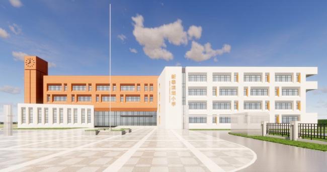 Modern Multi-Story Primary School Campus Model | Educational Architecture & Teaching Facilities in SketchUp