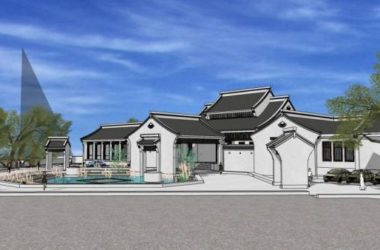SketchUp Multi-Story Hotel Model Featuring Traditional Chinese Architecture-BIM WORLD