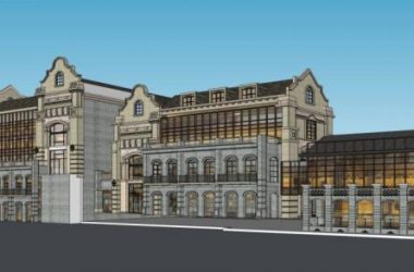 SketchUp Business Model: Multi-Story Commercial Street in Traditional Chinese Style-BIM WORLD