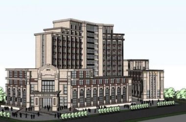 SketchUp Business Model: European Classical High-Rise Guild Hall Commercial Building-BIM WORLD