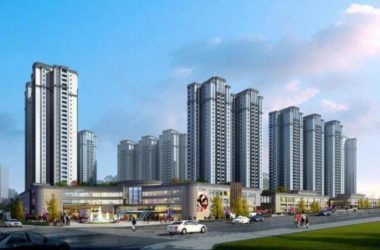 SketchUp Residential Model: Zunyi Roasting Factory with Modern High-Rise and Ground-Floor Commercial Buildings-BIM WORLD