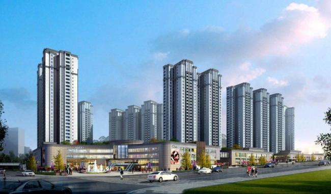 SketchUp Residential Model: Zunyi Roasting Factory with Modern High-Rise and Ground-Floor Commercial Buildings