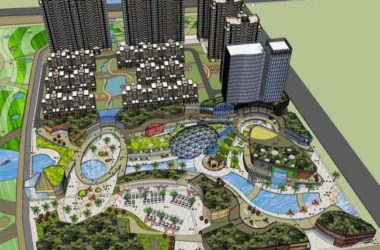 SketchUp Complex Model: Modern Large-Scale Commercial Center, High-Rise Residential Community, and Landscape Design-BIM WORLD