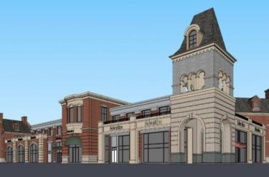 SketchUp Business Model: Multi-Story British Classical Commercial Building-BIM WORLD