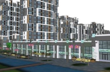 SketchUp Residential Models: Modern Small and High-Rise Buildings with Ground Floor Commercial Spaces-BIM WORLD
