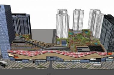 SketchUp Complex Model: Multi-Story High-Rise with Mixed-Use Commercial Podium, Hotel, and Office in Modern Style-BIM WORLD