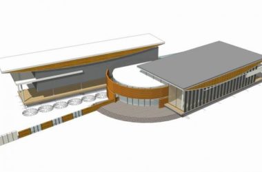 SketchUp Business Model: Modern Multi-Story Commercial Club Design-BIM WORLD