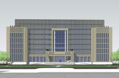 Modern Multi-Story Government Office Building Model in SketchUp-BIM WORLD