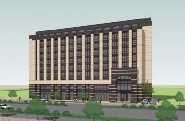 Modern Multi-Story Office Building Model in SketchUp-BIM WORLD
