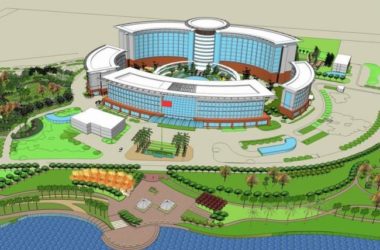 Hainan PLA Hospital SketchUp Model | Modern Multi-Story Medical Facility-BIM WORLD