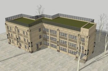 SketchUp Model: Multi-Story Small Office Building and Clubhouse in Neoclassical Style-BIM WORLD