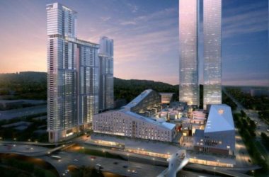 SketchUp Model of a Modern Super High-Rise Commercial and Office Complex-BIM WORLD