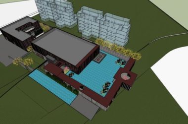 Modern Multi-Story Commercial Sales Office Business Model in SketchUp-BIM WORLD