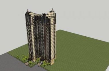 SketchUp Residential Models: Neoclassical High-Rise Apartment Buildings-BIM WORLD