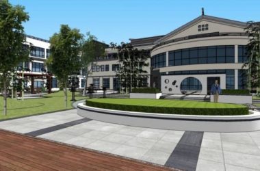 Multi-Story Chinese-Style Hotel and Office Model in SketchUp-BIM WORLD