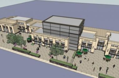SketchUp Business Model: Multi-Story Commercial Street with Podium in Neoclassical Style-BIM WORLD