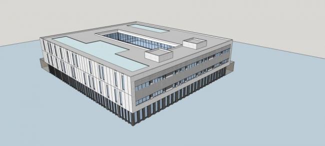 Sketchu Industrial Building | Modern Multi-Story Industrial Facility