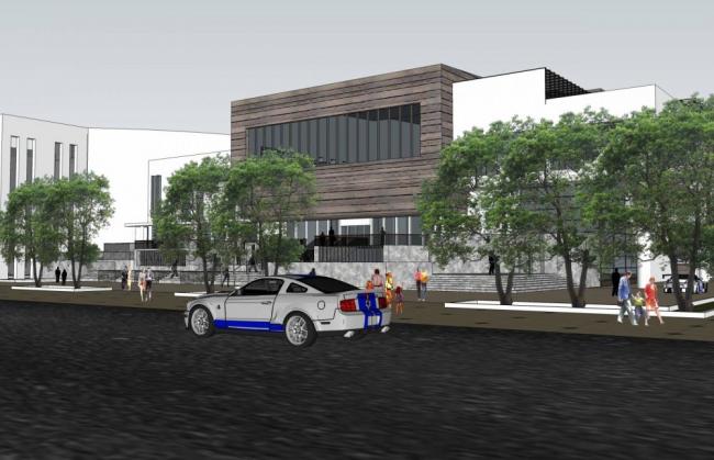 SketchUp Cultural Models: Multi-Story Theater, Grand Theater, Sports Venue, and Modern Architectural Designs