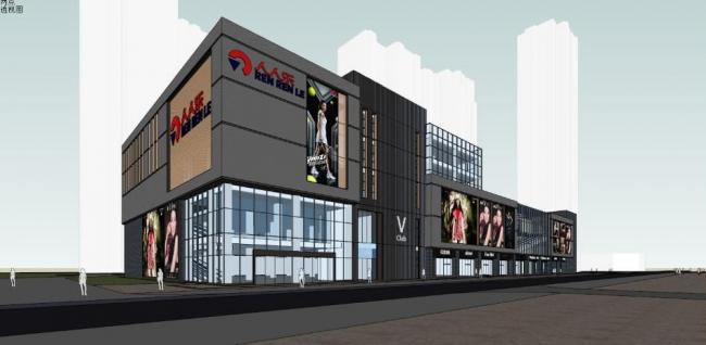 SketchUp Business Model: Designing a Modern Multi-Story Commercial Building