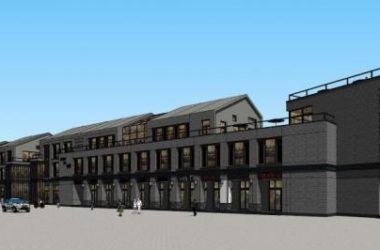 SketchUp Business Model: Multi-Story Commercial Street in Modern Chinese Style-BIM WORLD