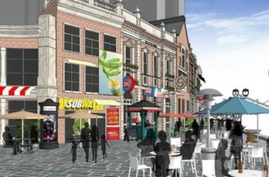SketchUp Business Model: Multi-Story European Classical Commercial Street-BIM WORLD