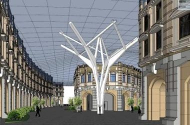 SketchUp Business Model: Multi-Story Commercial Streets in Nanyang and European Styles-BIM WORLD