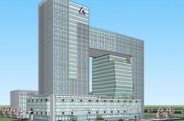 Modern Multi-Story High-Rise Office and Mixed-Use Building Model in SketchUp-BIM WORLD
