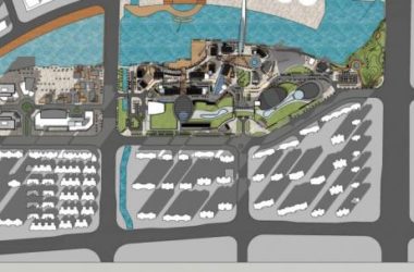 SketchUp Complex Model: Binjiang Mixed-Use Development Featuring Commercial Street, Hotel, Office, Mall, and Multi-Story Modern High-Rise-BIM WORLD