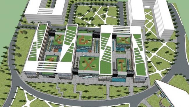 Modern Multi-Story University Campus Building | Educational and Office Spaces in Contemporary Design