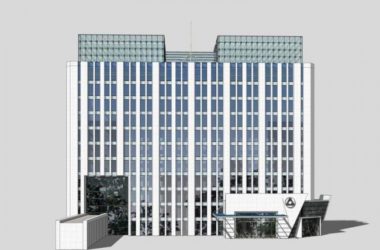 Modern High-Rise Administrative Office Building | SketchUp Office Model-BIM WORLD