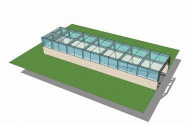 SketchUp Material Model: Modern Underground Garage Entrance and Exit Components-BIM WORLD